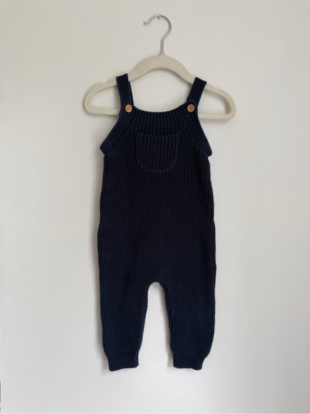 Old Navy Knit Overalls (Size 6-12m)